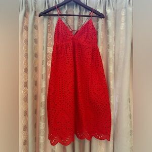 H&M dress with eyelet embroidery